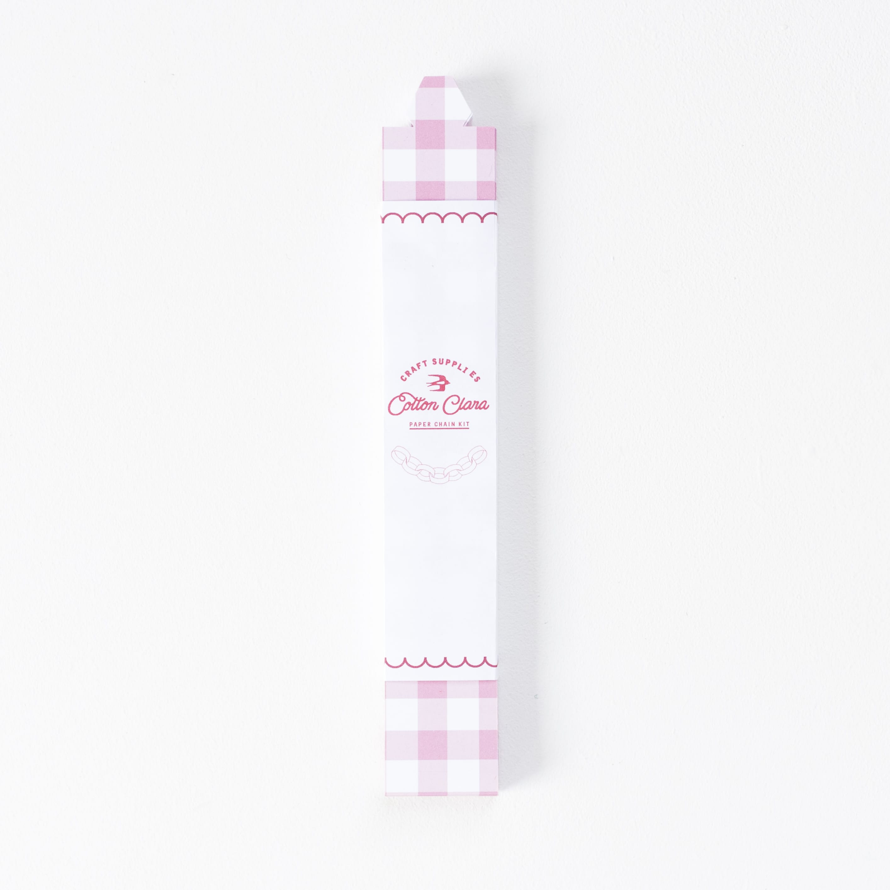 Cotton Clara Craft Supplies Gingham Paper Chain Kit