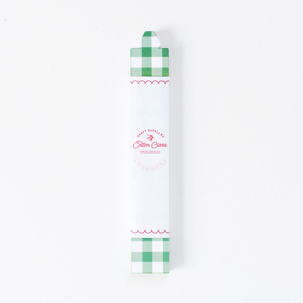 Cotton Clara Craft Supplies Gingham Paper Chain Kit