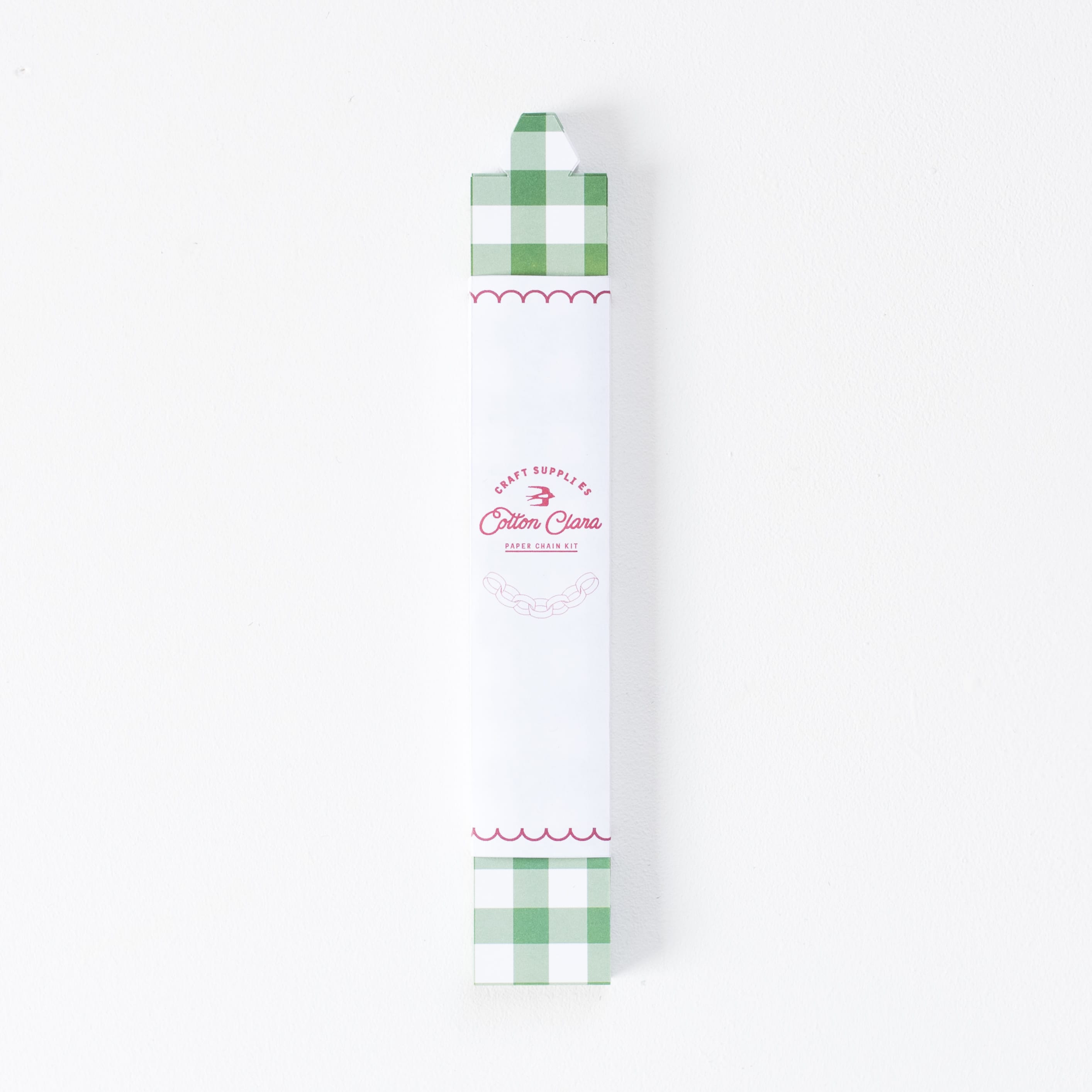 Cotton Clara Craft Supplies Gingham Paper Chain Kit