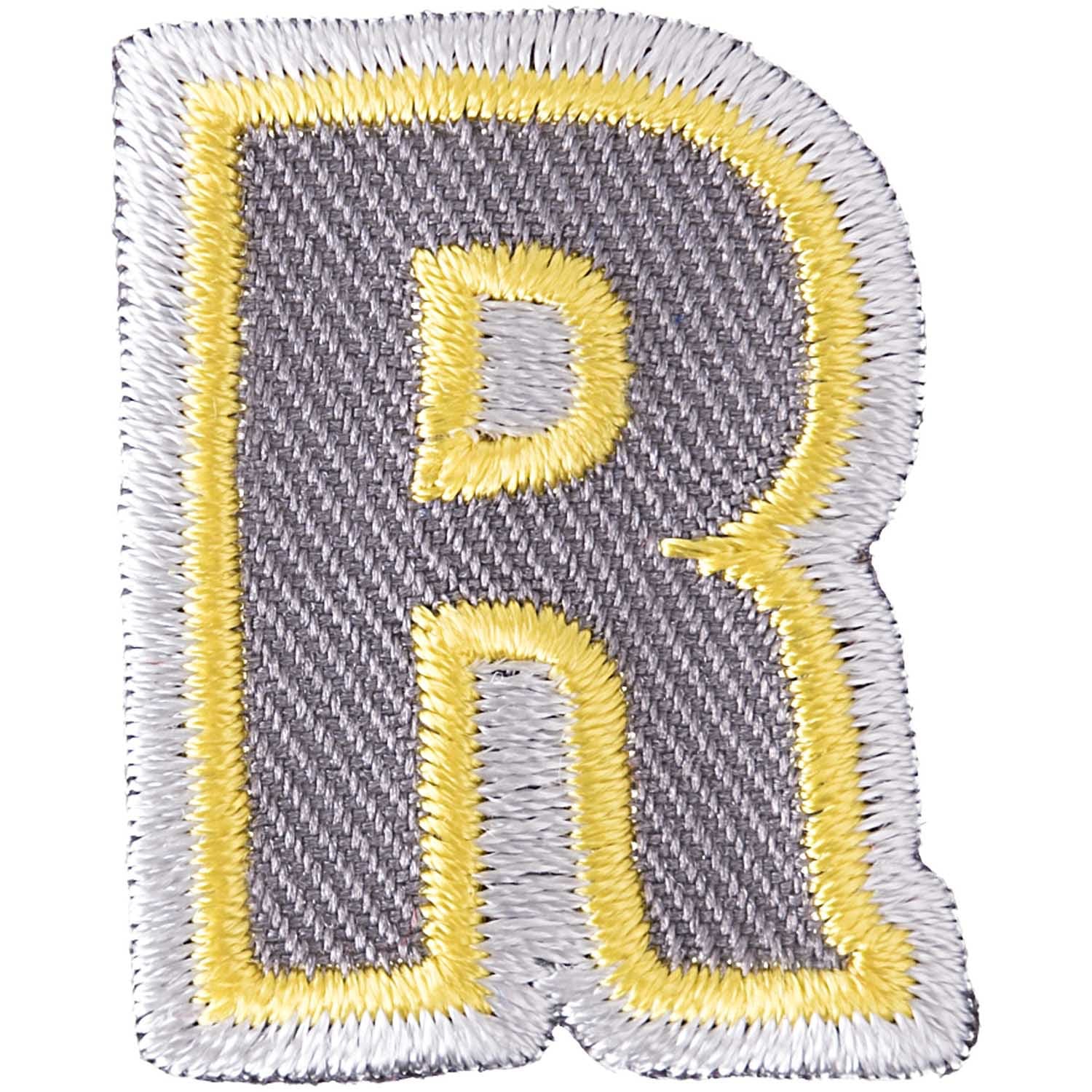 Cotton Clara Craft Supplies Iron on Alphabet Patches