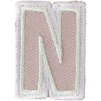 Cotton Clara Craft Supplies Iron on Alphabet Patches