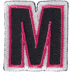 Cotton Clara Craft Supplies Iron on Alphabet Patches