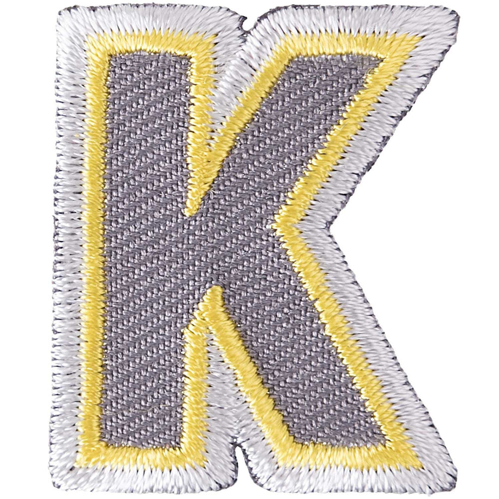 Cotton Clara Craft Supplies Iron on Alphabet Patches