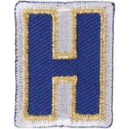 Cotton Clara Craft Supplies Iron on Alphabet Patches