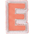Cotton Clara Craft Supplies Iron on Alphabet Patches