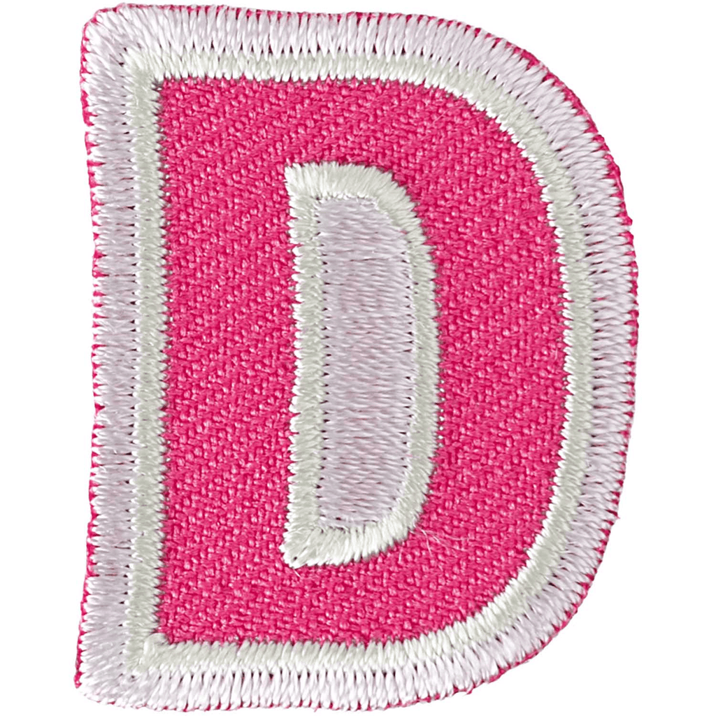 Cotton Clara Craft Supplies Iron on Alphabet Patches