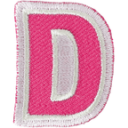 Cotton Clara Craft Supplies Iron on Alphabet Patches