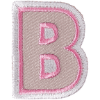 Cotton Clara Craft Supplies Iron on Alphabet Patches