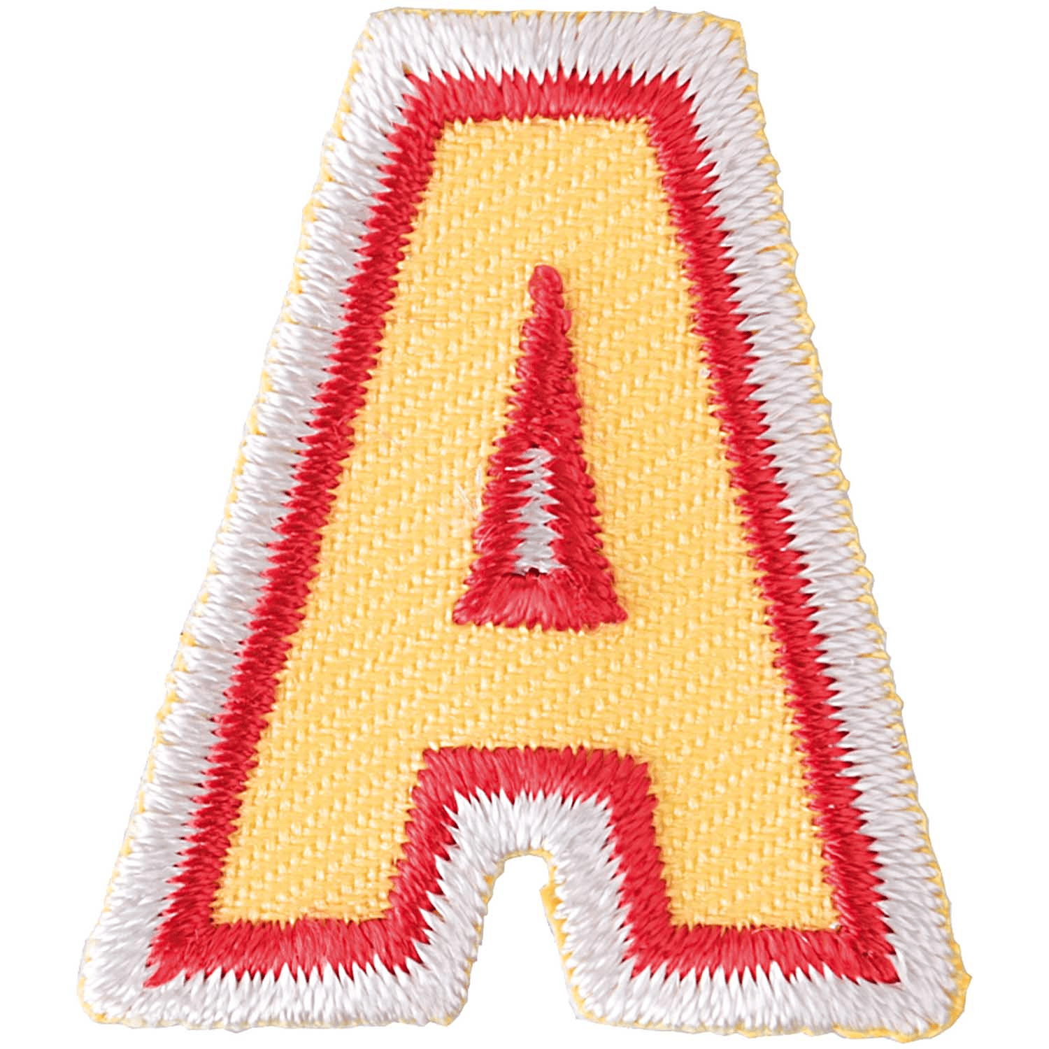 Cotton Clara Craft Supplies Iron on Alphabet Patches