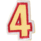 Cotton Clara Craft Supplies Iron on Number Patches