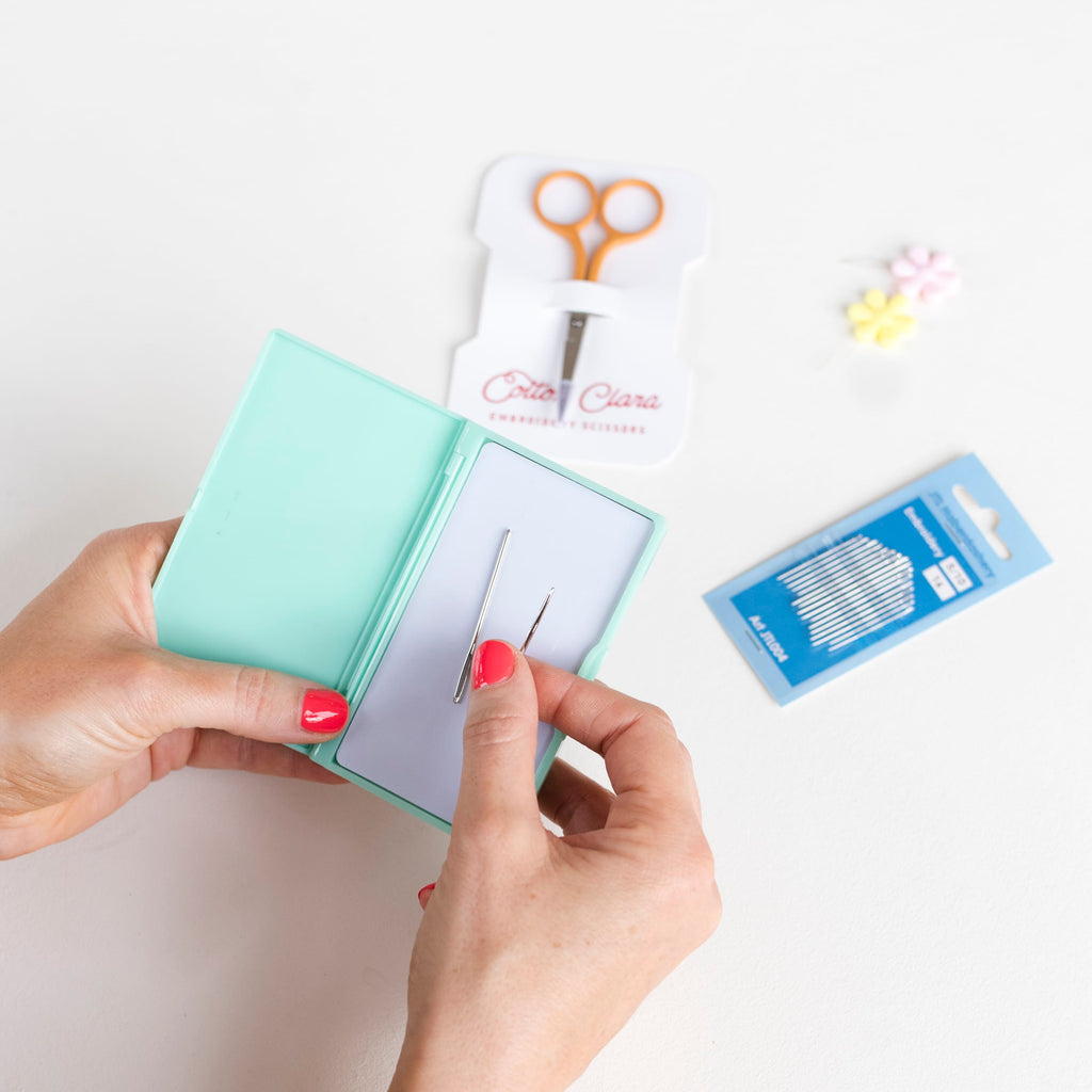 Cotton Clara Craft Supplies Magnetic Needle Case - Various Colours