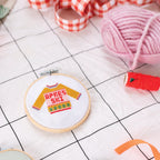 Cotton Clara Cross Stitch Kit Apres Ski Christmas Jumper Cross Stitch Kit