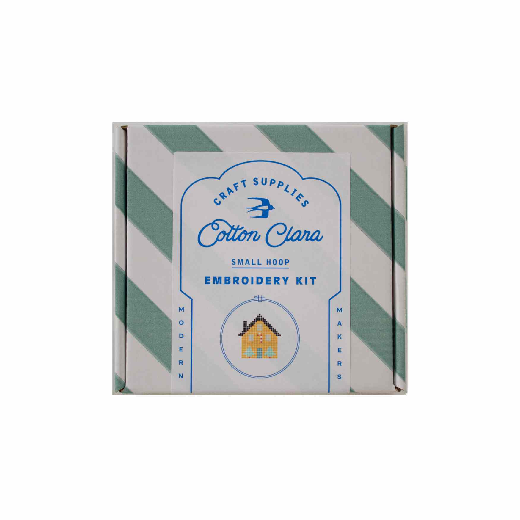 Cotton Clara Cross Stitch Kit Christmas House Cross Stitch Kit