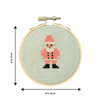 Cotton Clara Cross Stitch Kit Christmas Santa Cross Stitch Kit