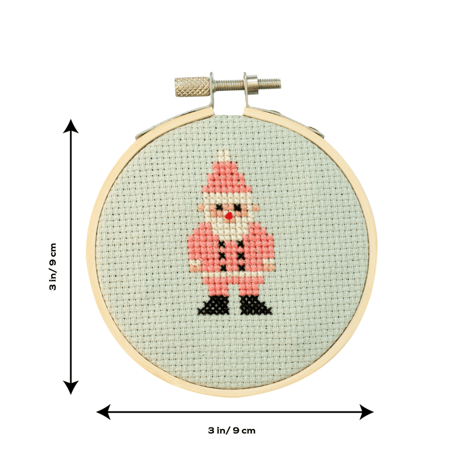 Cotton Clara Cross Stitch Kit Christmas Santa Cross Stitch Kit