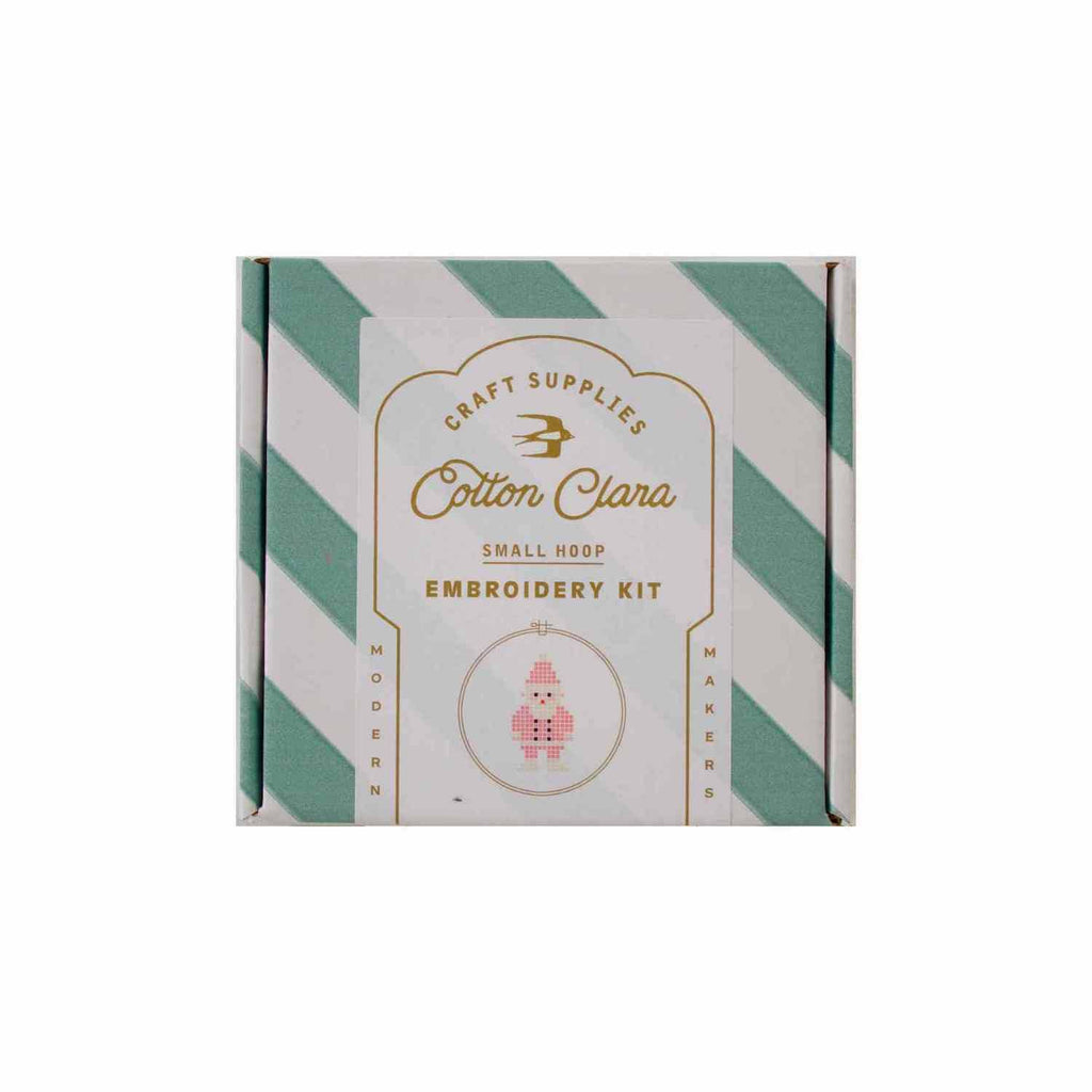 Cotton Clara Cross Stitch Kit Christmas Santa Cross Stitch Kit