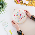 Cotton Clara Cross Stitch Kit It's the Most Wonderful Time Cross Stitch Kit
