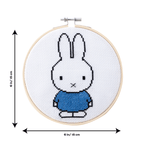 Cotton Clara Cross Stitch Kit Miffy Blue Cross Stitch Kit