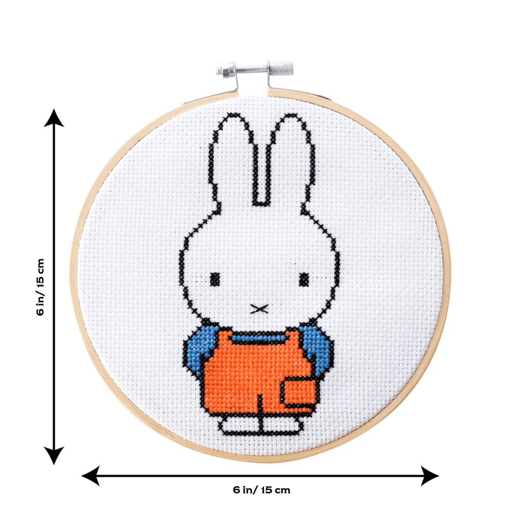 Cotton Clara Cross Stitch Kit Miffy Dungaree Cross Stitch Kit