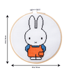 Cotton Clara Cross Stitch Kit Miffy Dungaree Cross Stitch Kit