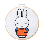 Cotton Clara Cross Stitch Kit Miffy Dungaree Cross Stitch Kit