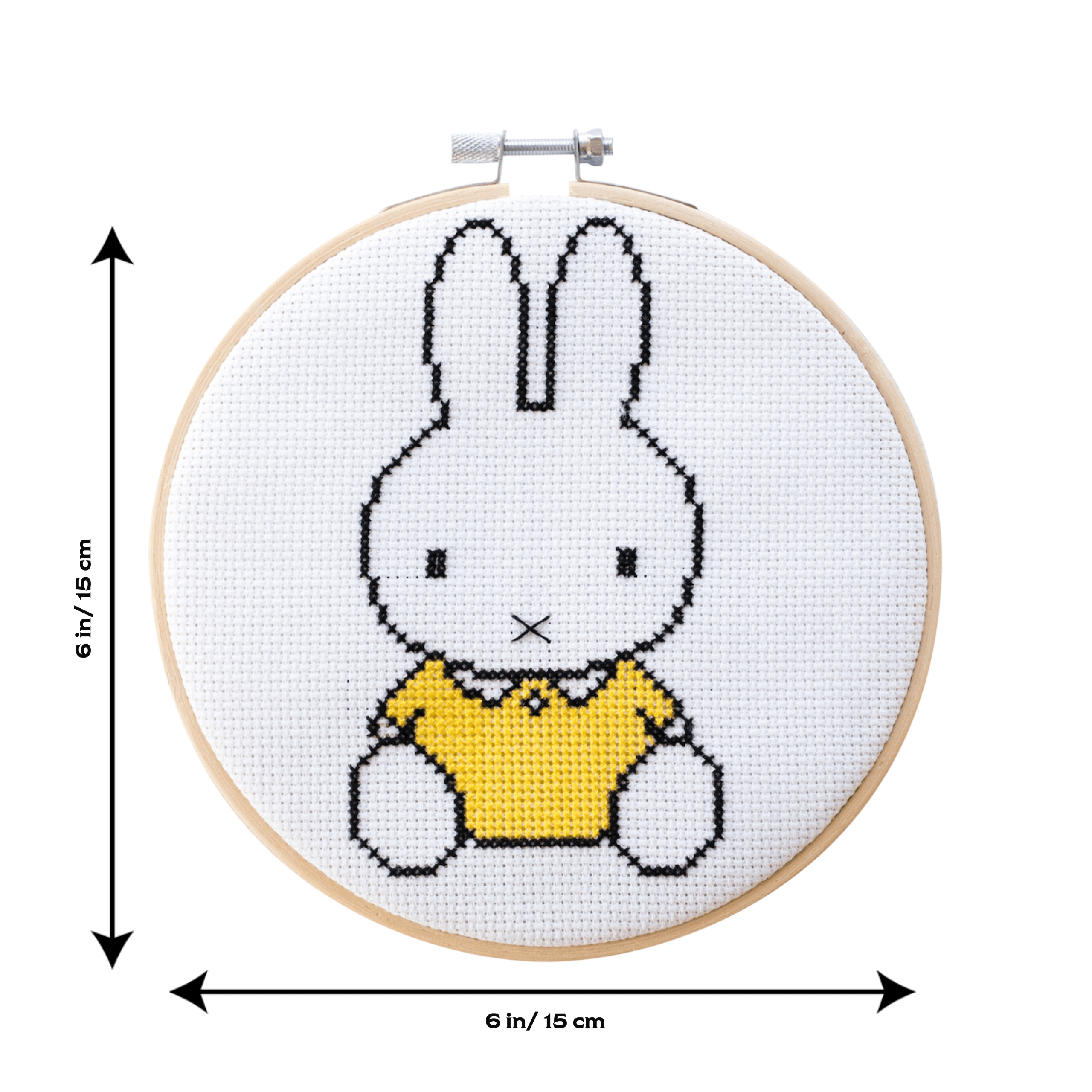 Cotton Clara Cross Stitch Kit Miffy Yellow Cross Stitch Kit