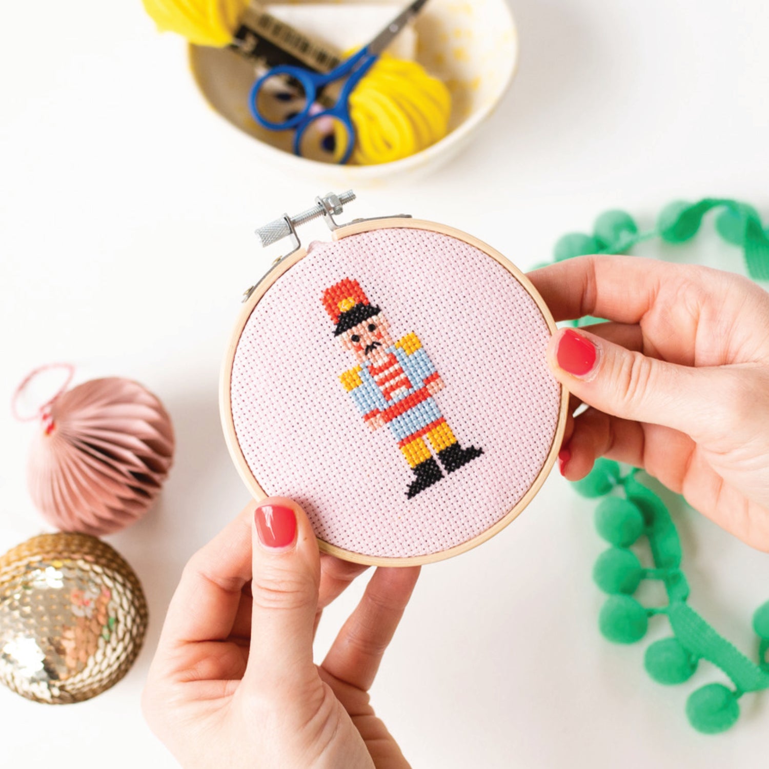 Cotton Clara Cross Stitch Kit Nutcracker Cross Stitch Kit