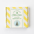 Cotton Clara Embroidery Kits Christmas Tree Embroidery Hoop Kit