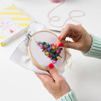 Cotton Clara Embroidery Kits Christmas Tree Embroidery Hoop Kit