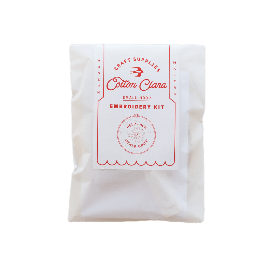 Cotton Clara Needlecraft Kits Help Each Other Grow Embroidery Hoop Kit