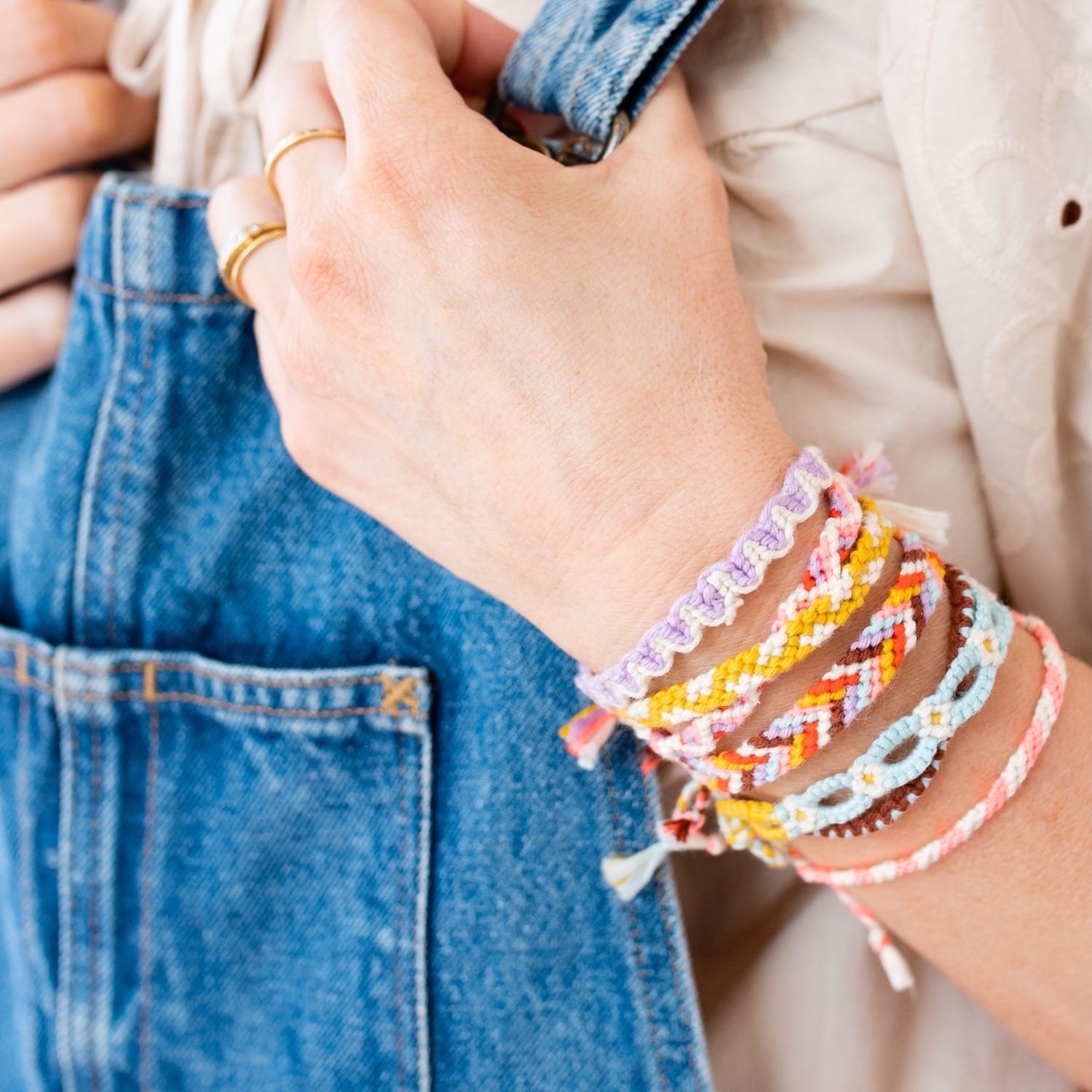 Cotton Clara Sewing Kits Friendship Bracelet Kit