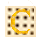 Cotton Clara Wooden Boards Pegboard Embroidery Board Kit