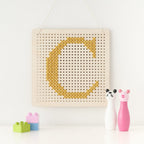 Cotton Clara Wooden Boards Pegboard Embroidery Board Kit