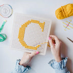 Cotton Clara Wooden Boards Pegboard Embroidery Board Kit