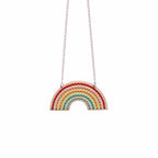 Cotton Clara Wooden Boards Rainbow Necklace Embroidery Board Kit