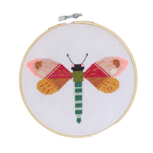 Load image into Gallery viewer, Dragonfly Brie Harrison Cross Stitch Kit