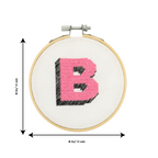 Drop Shadow Alphabet Cross Stitch Kit