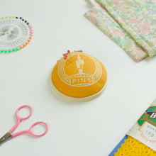 Load image into Gallery viewer, Pin Cushion with Vintage Haberdashery Design