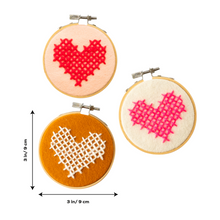 Load image into Gallery viewer, Heart Felt Cross Stitch Kit