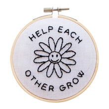 Load image into Gallery viewer, Help Each Other Grow Embroidery Hoop Kit