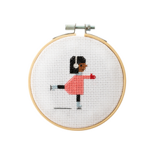 Load image into Gallery viewer, Ice Skater Samantha Purdy Cross Stitch Kit
