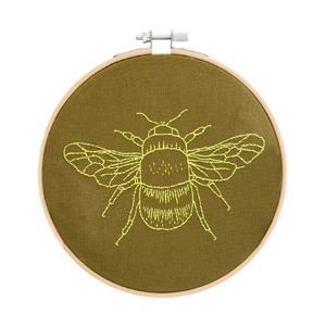 Bee Embroidery Hoop Kit