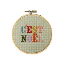 Load image into Gallery viewer, C’est Noel Cross Stitch Kit