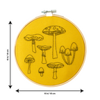 Fungi Embroidery Hoop Kit