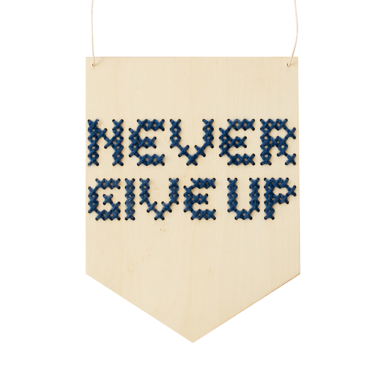 Never Give Up Embroidery Board Kit