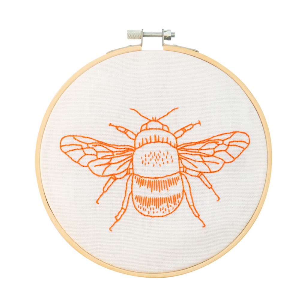 Bee Embroidery Hoop Kit