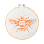 Bee Embroidery Hoop Kit