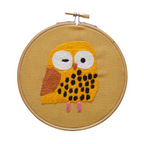 Owl Embroidery Hoop Kit