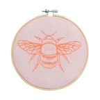 Bee Embroidery Hoop Kit