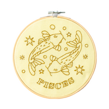 Load image into Gallery viewer, Pisces Embroidery Hoop Kit
